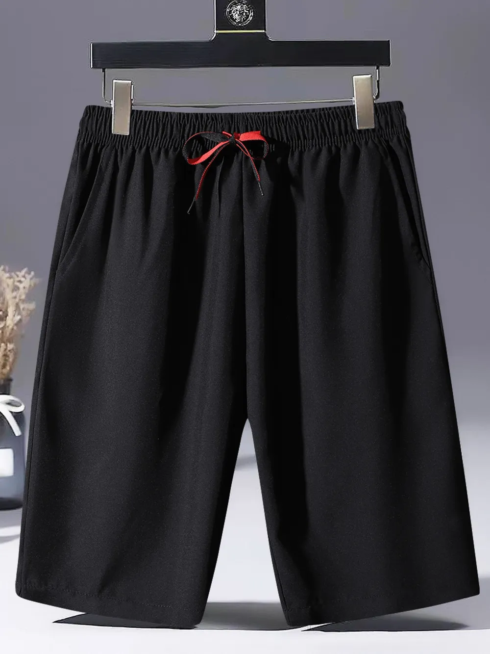 Men's Drawstring Shorts with Pockets, image 4