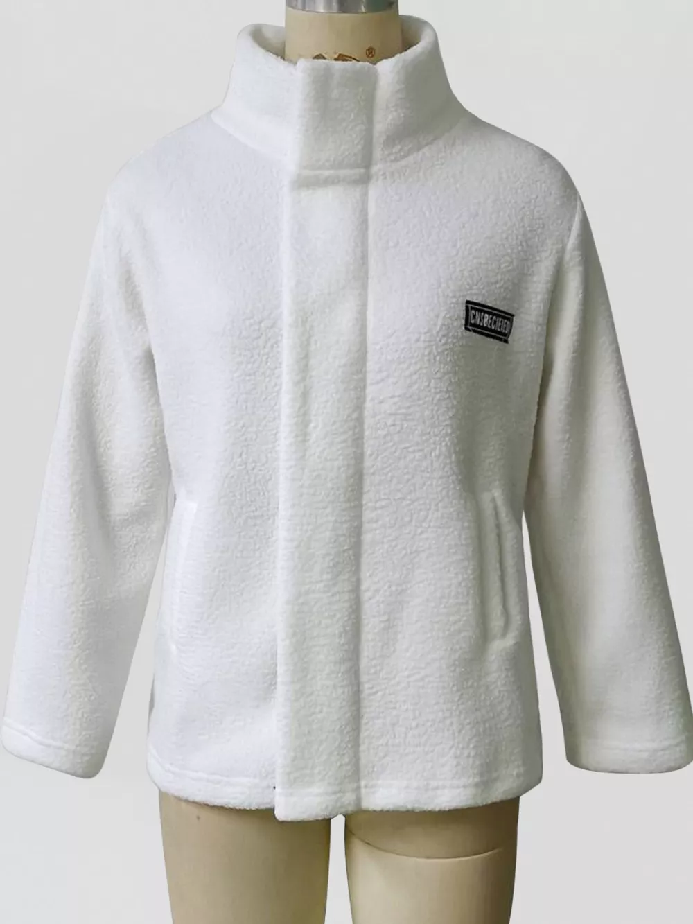 Sherpa Fleece Zip Up Outerwear, image 3