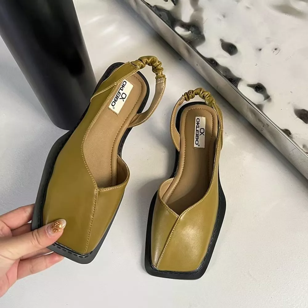 Square Toe Flats Sandals, image 8