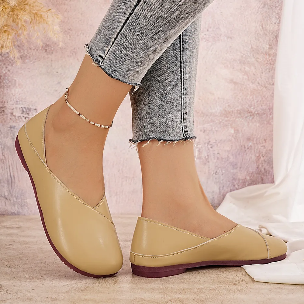 Round Toe Flats Slip-Ons, image 18