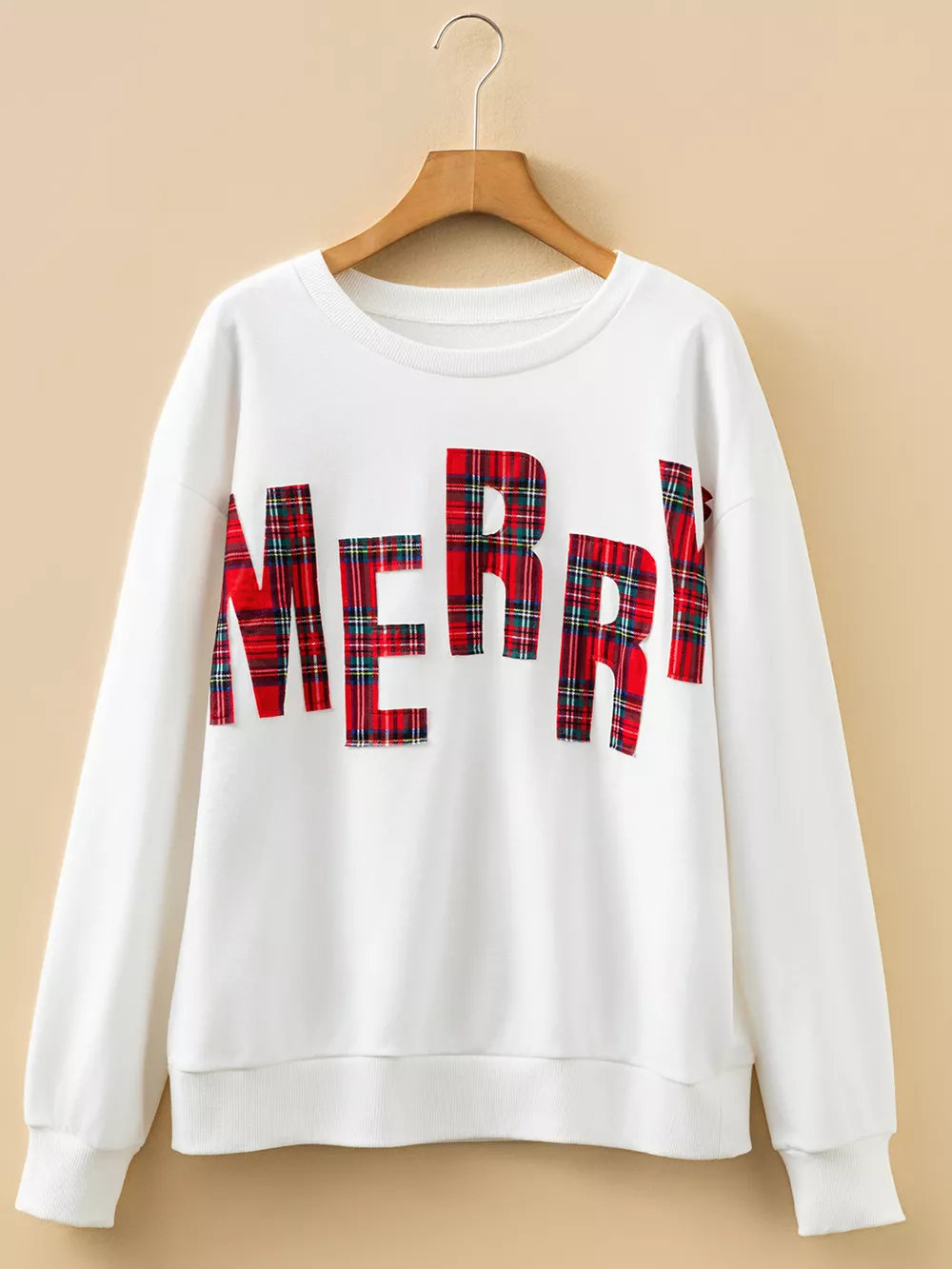 Plaid MERRY Christmas Vacation Sweatshirt, image 3