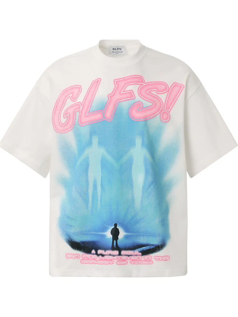 Men's Graphic Round Neck Oversized T-Shirt, image 2