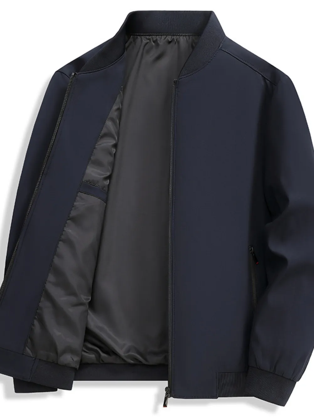 Men's Zip Up Long Sleeve Jacket, image 5
