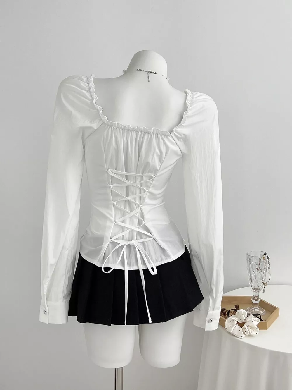 Frill Button Up Shirt, image 2
