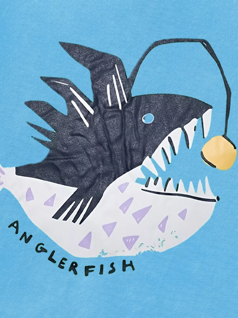 Children's Anglerfish Graphic Short Sleeve T-Shirt, image 2
