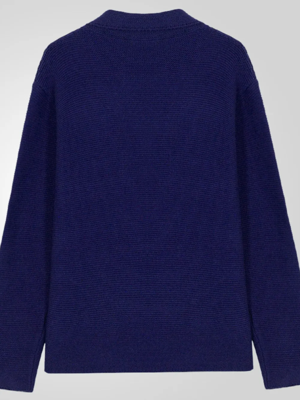 Men's Plus Size Button Up Long Sleeve Cardigan, image 4