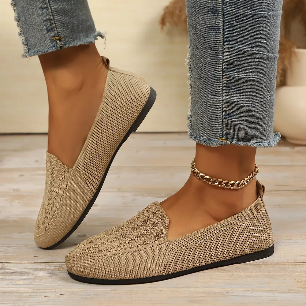 Breathable Knitted Slip-Ons, image 9