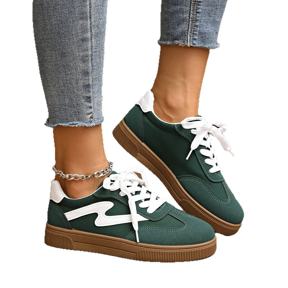 Lace Up Platform Sneakers, image 4