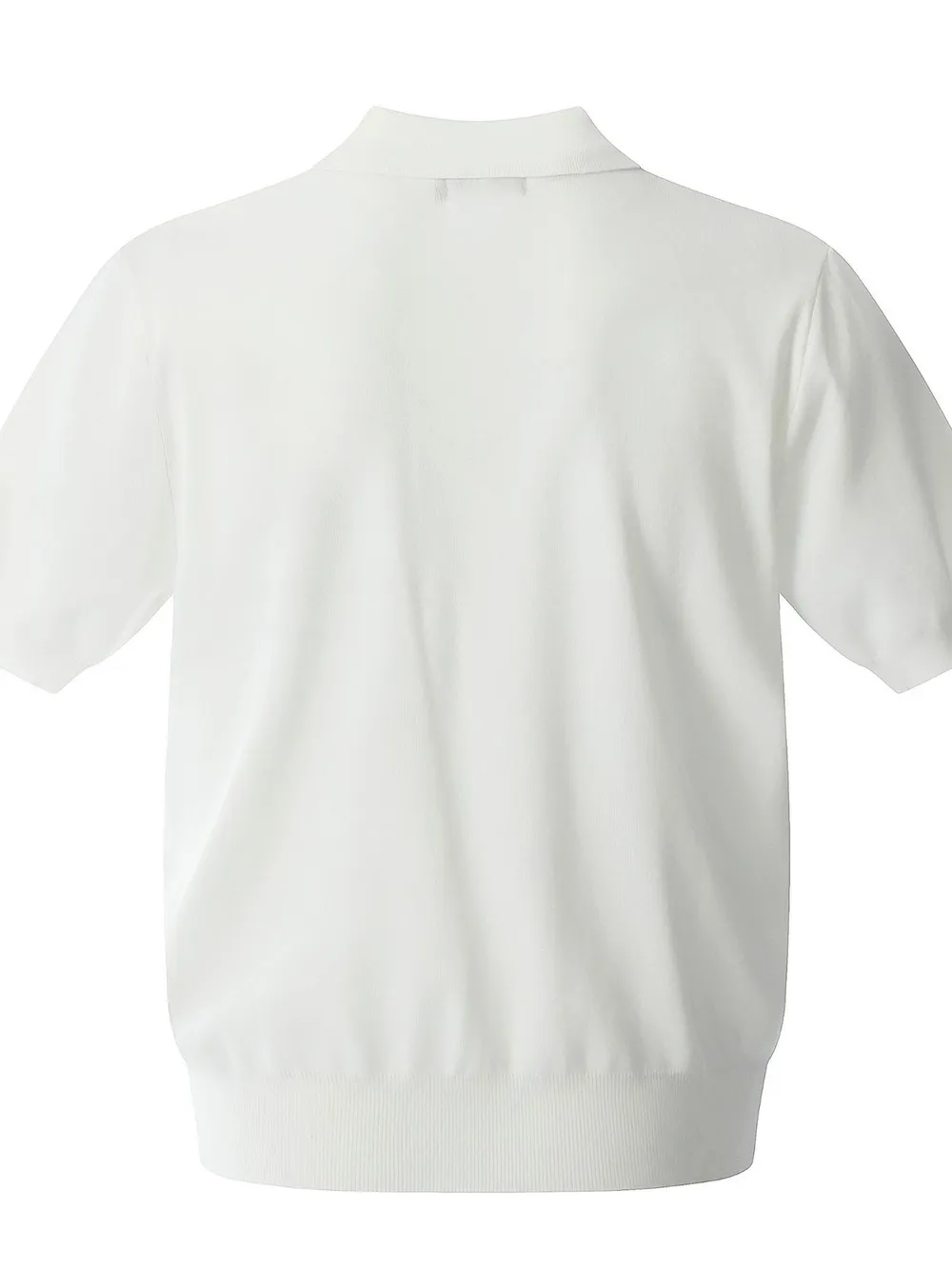 Men's Button Detail Short Sleeve Knit Polo, image 6