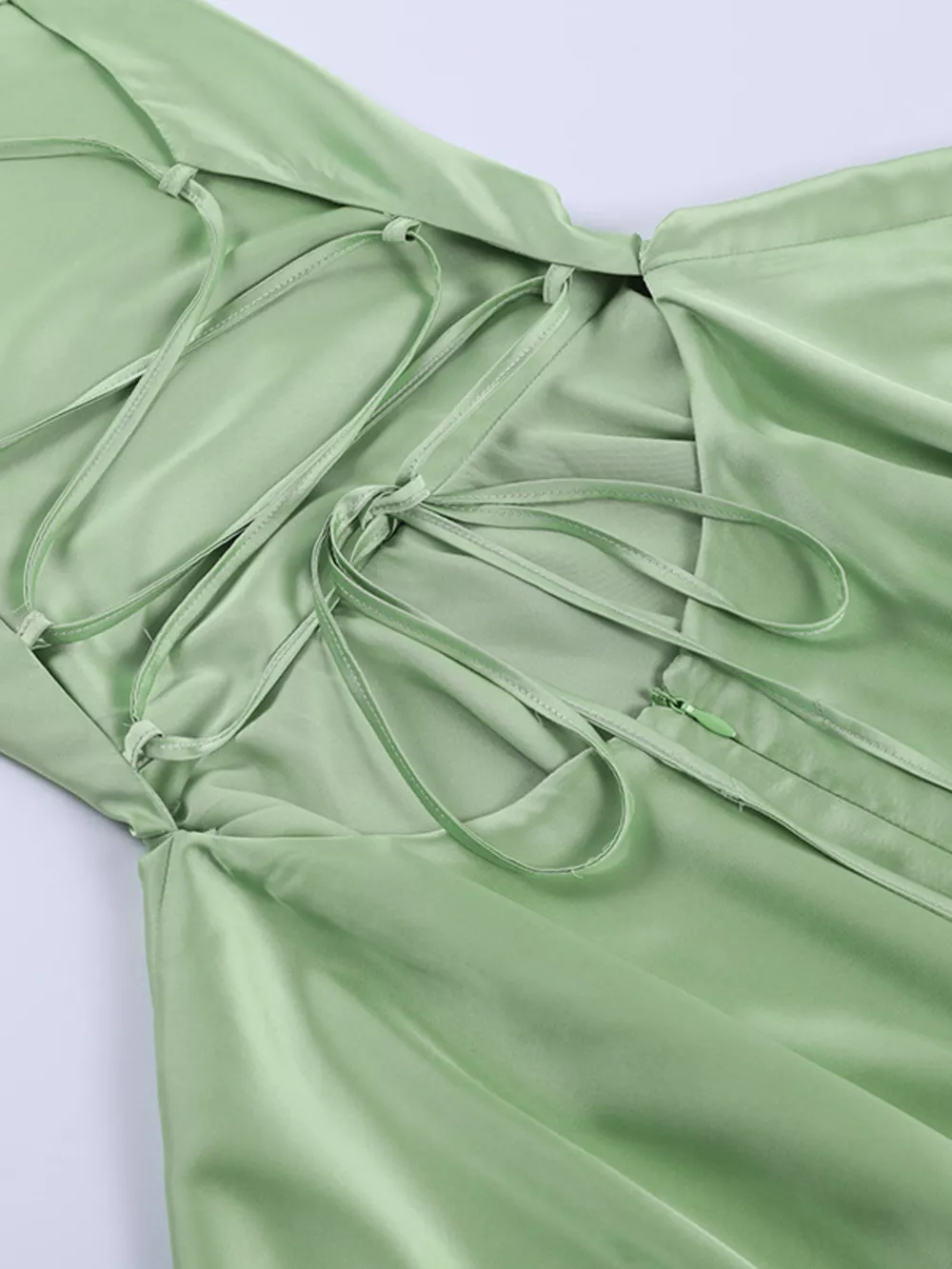 Backless Layered Ruffled Cami Dress, image 10