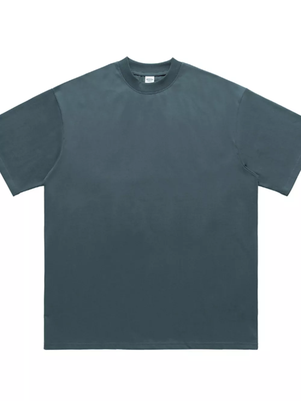 Men's Oversized Solid Color Crew Neck T-Shirt, image 6