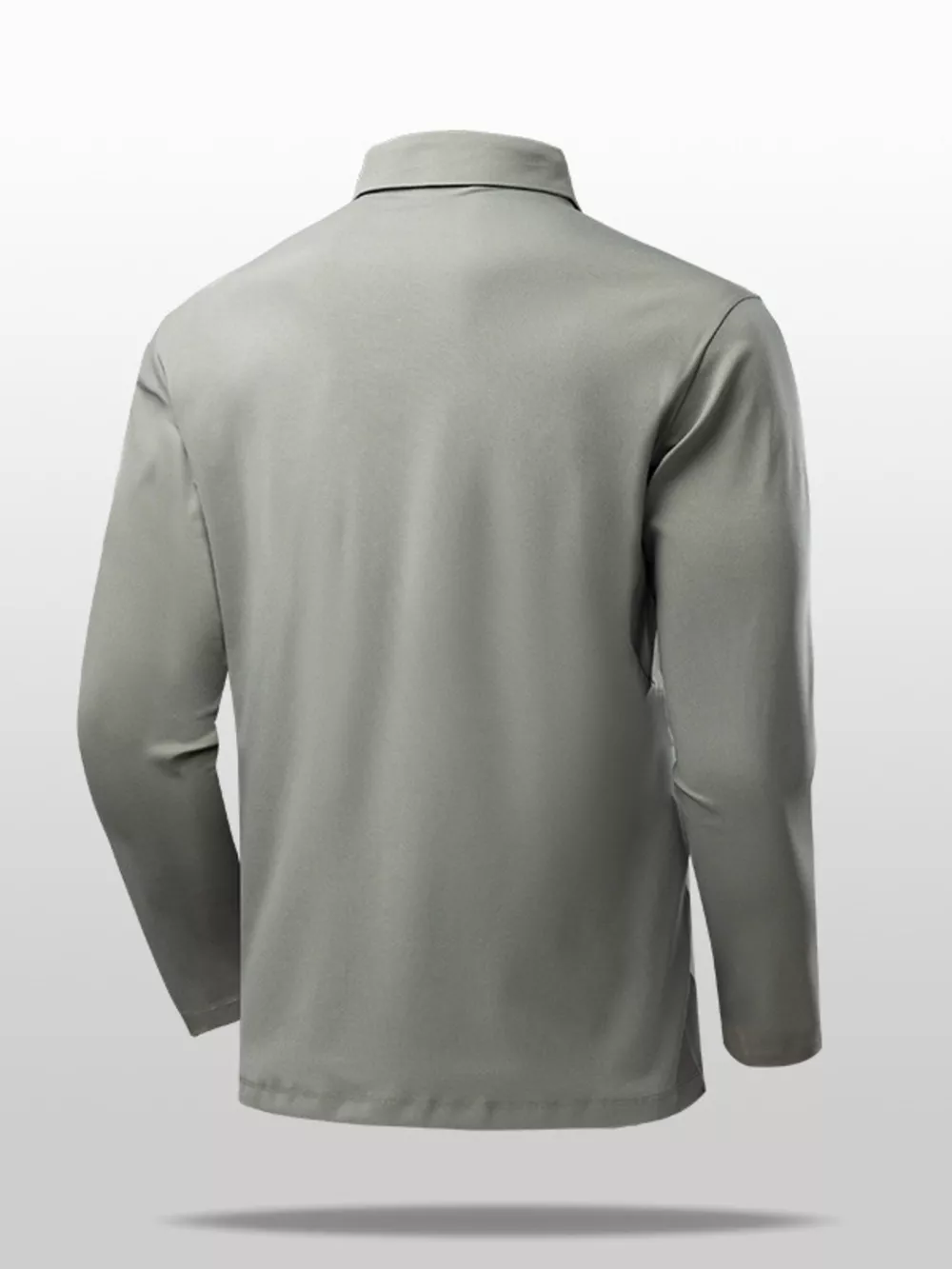 Men's Plus Size Classic Fit Long Sleeve Polo Shirt, image 5