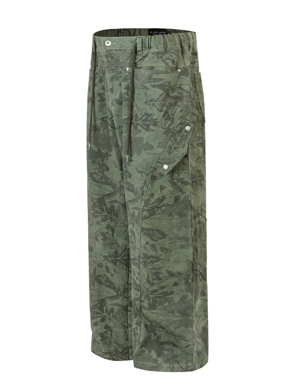 Men's Camo Print Cargo Pants, image 2