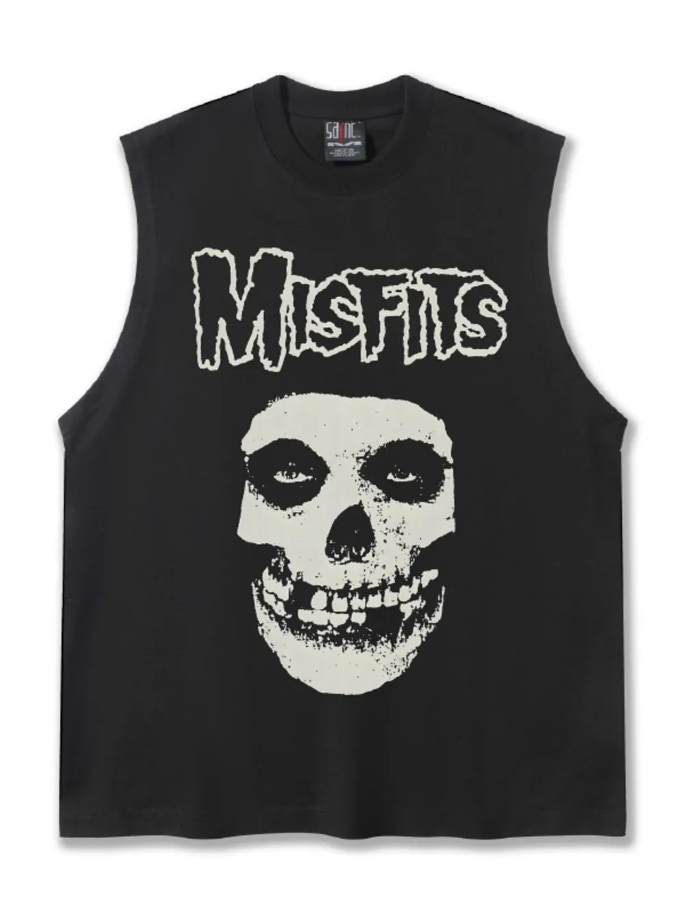 Men's Skull Graphic Sleeveless Tank Top, image 2