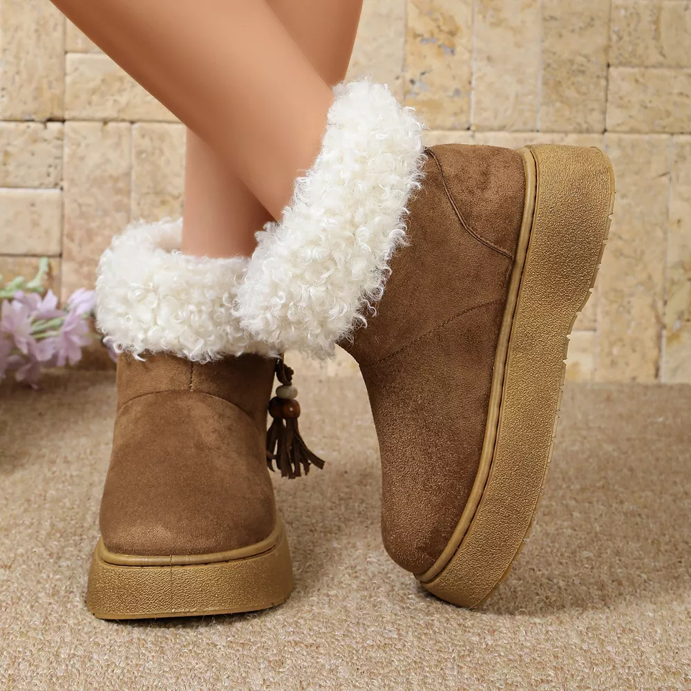 Round Toe Platform Boots, image 4