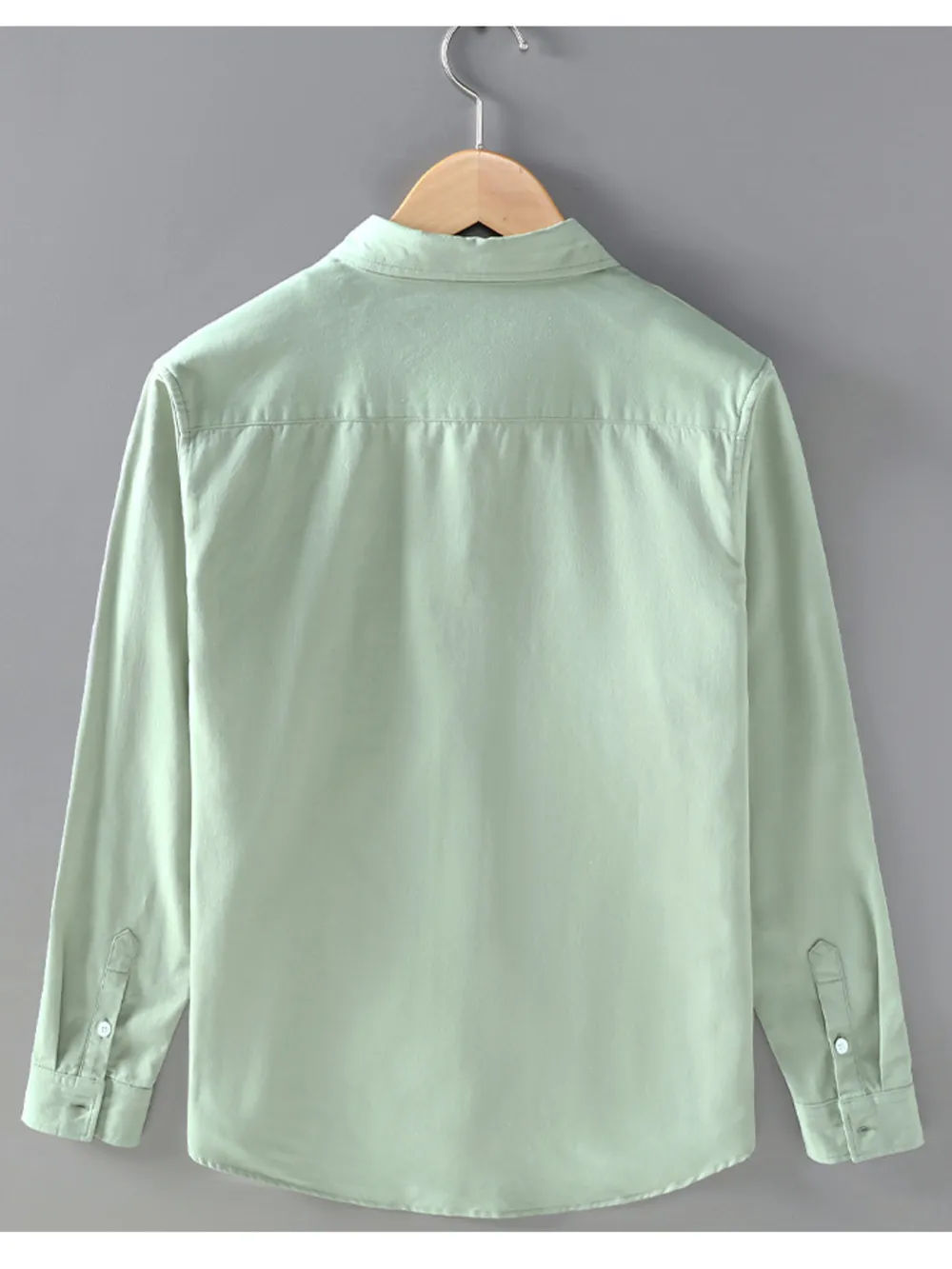 Men's Plus Size Button Up Long Sleeve Shirt, image 5