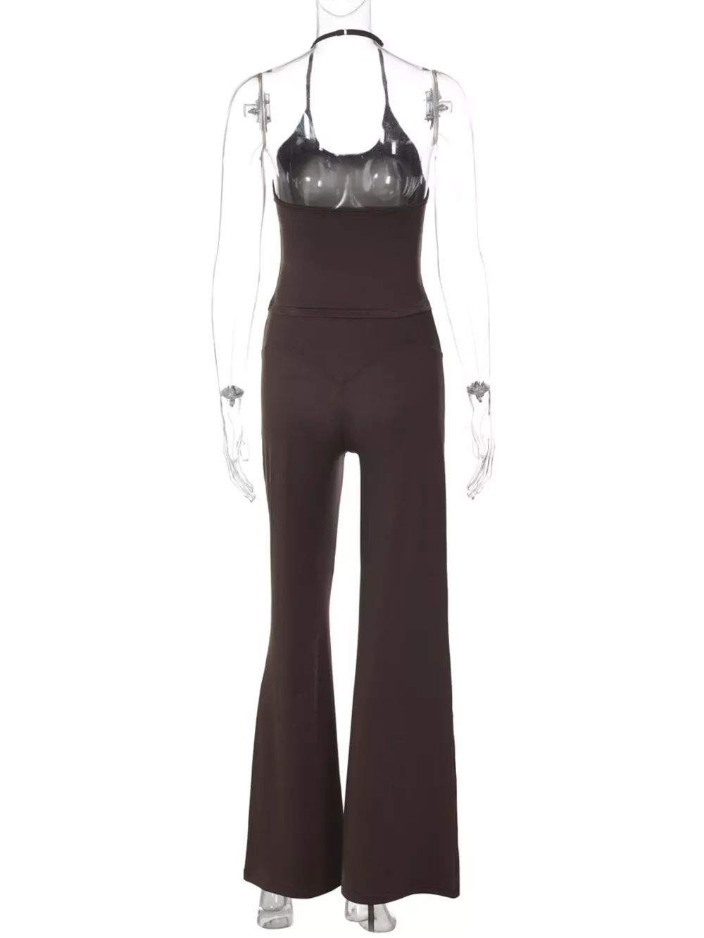 Halter Neck Crop Top and Pants Set, image 19