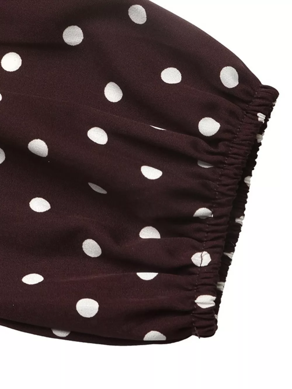 Polka Dot Ruffled V-Neck Bodysuit, image 9