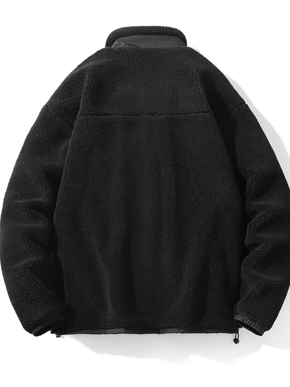 Men's Plus Size Cozy Fleece Full-Zip Jacket, image 4