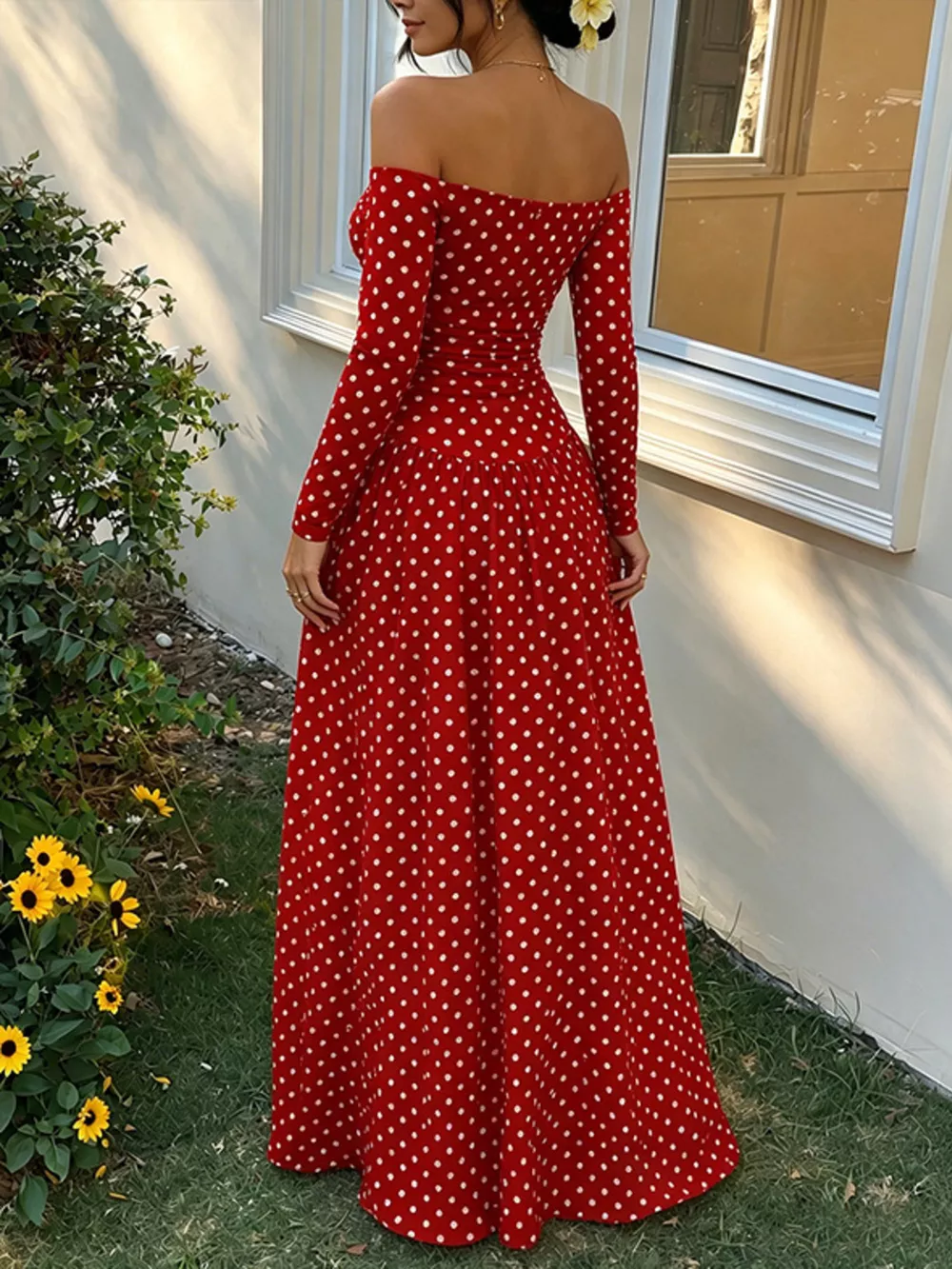 Off-the-Shoulder Maxi Dress, image 24