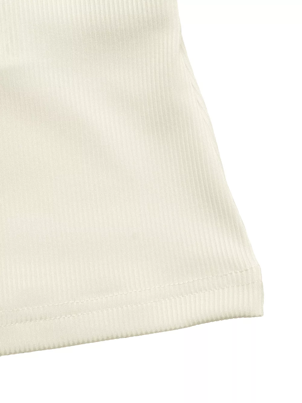 Ribbed Knit Bow Decor V-Neck T-Shirt, image 9