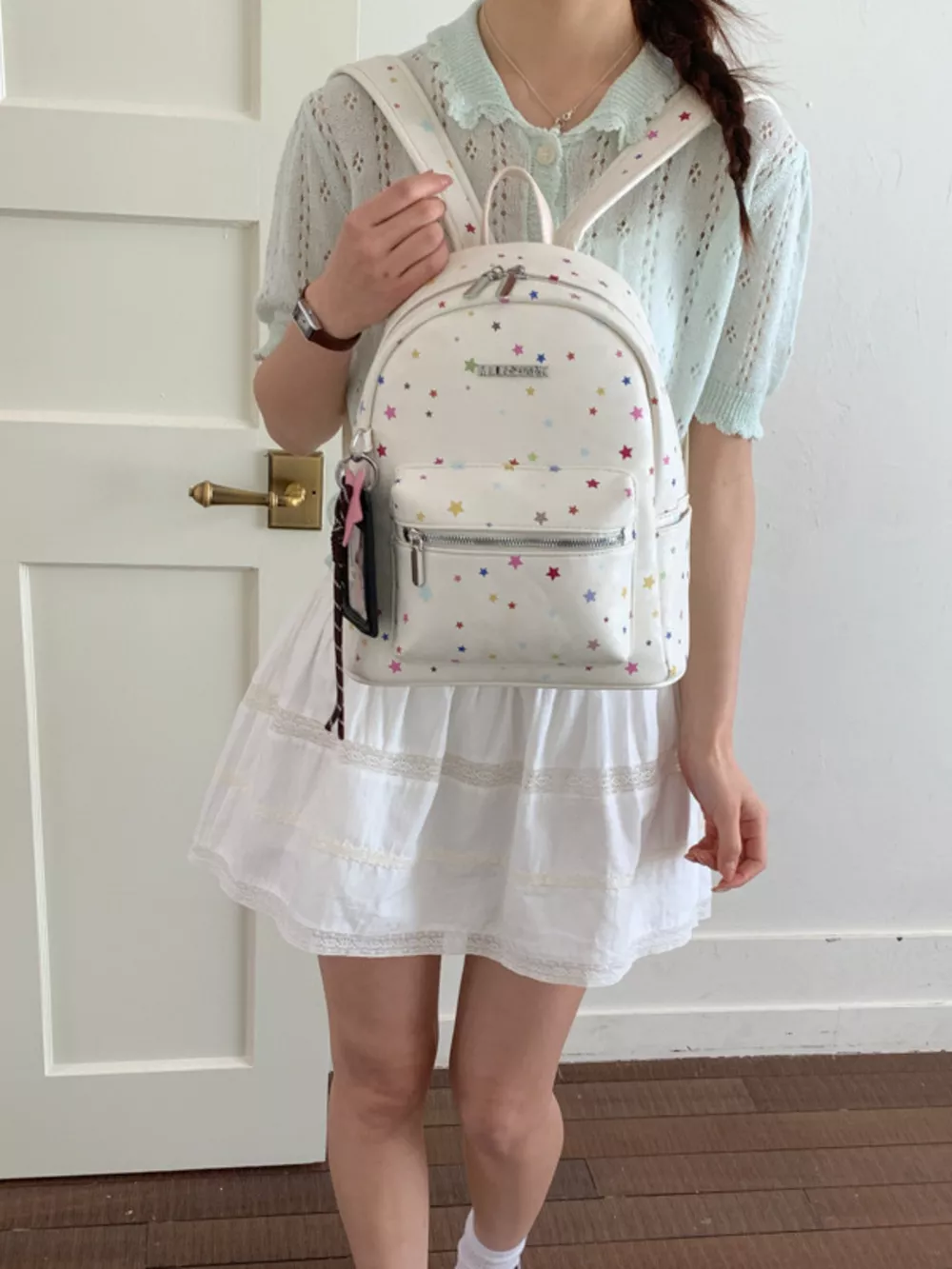 Star Pattern Backpack Bag, image 9