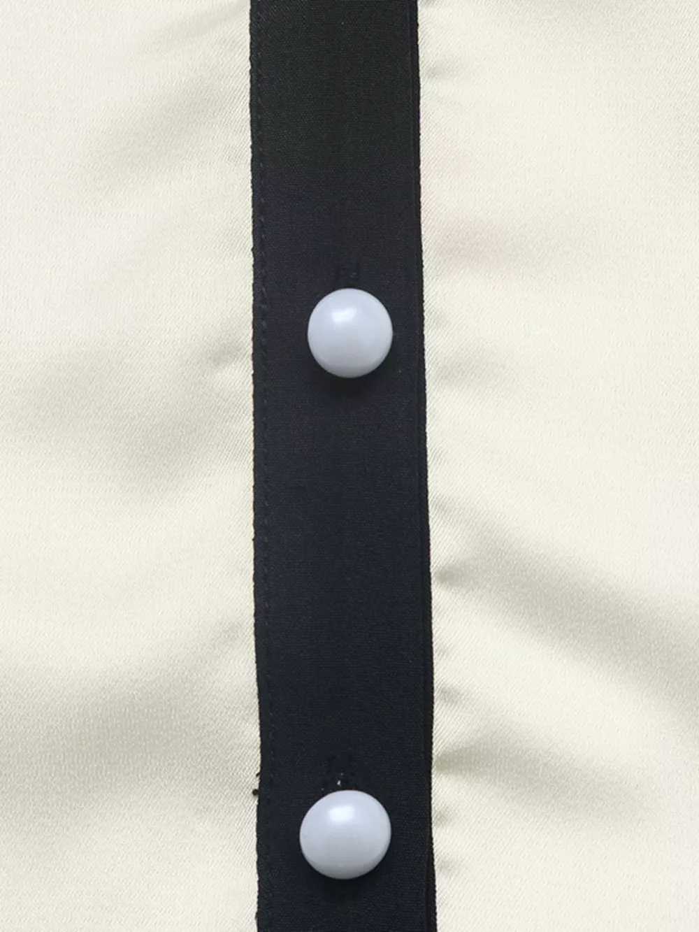 Contrast Trim V-Neck Blouse, image 8