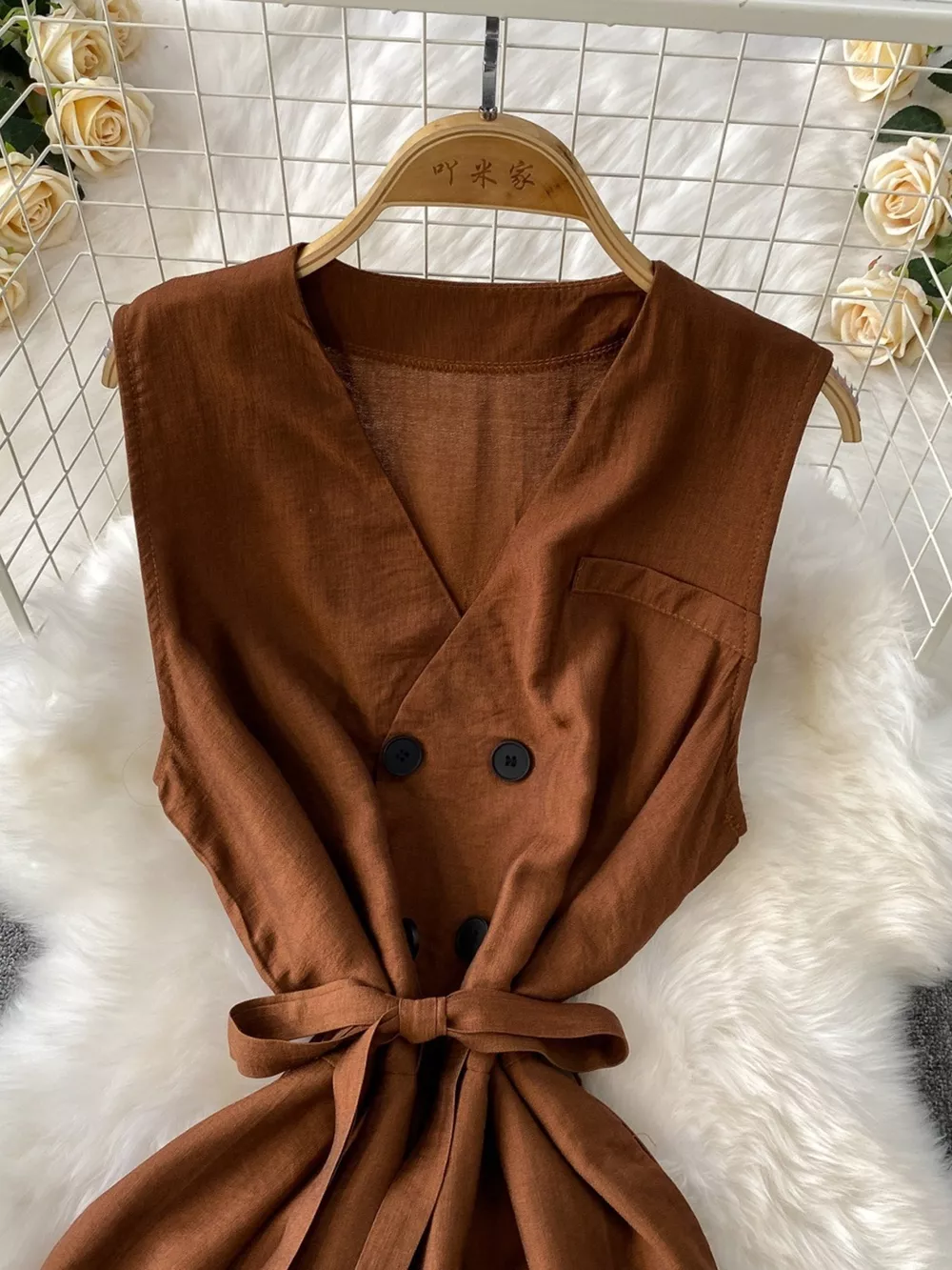 Sleeveless Wide Leg Jumpsuit, image 9