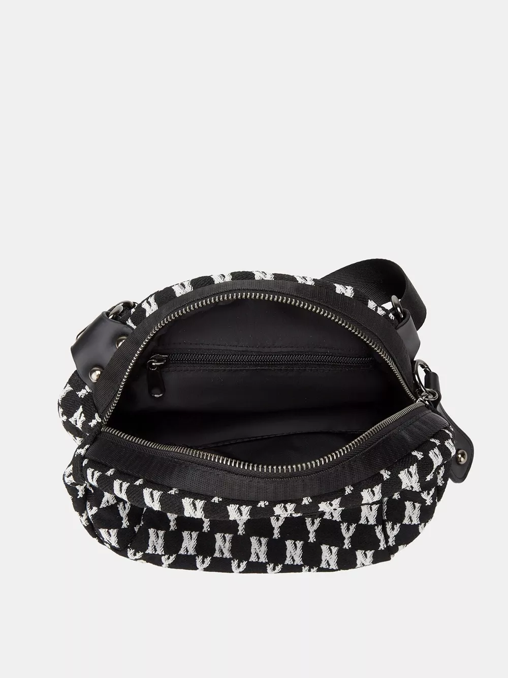 NY Pattern Canvas Crossbody Bag, image 5