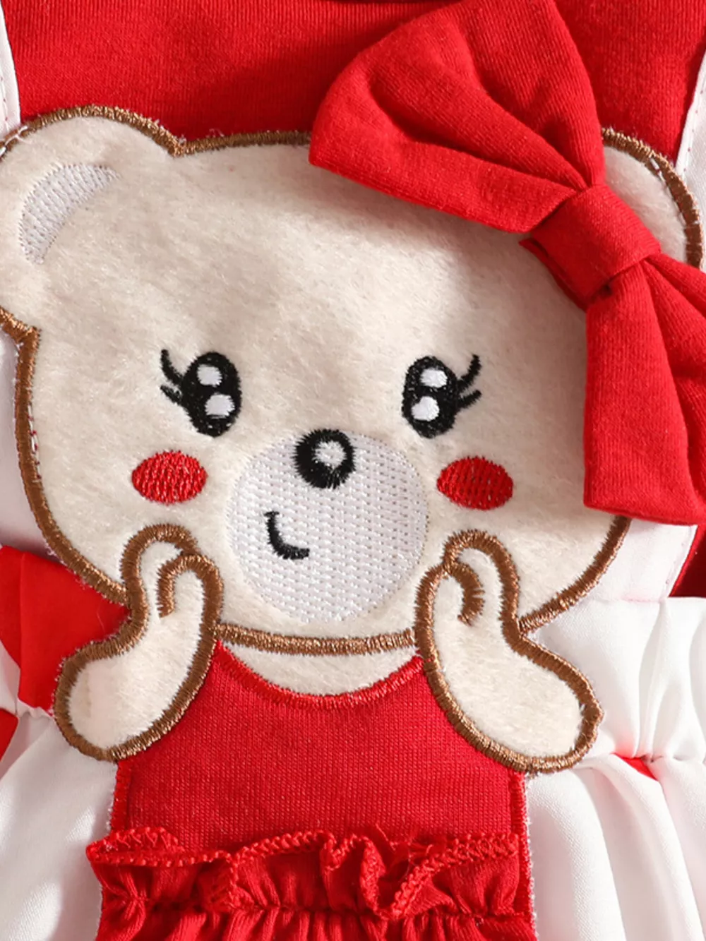 Children's Bear Dress & Headband Set, image 4