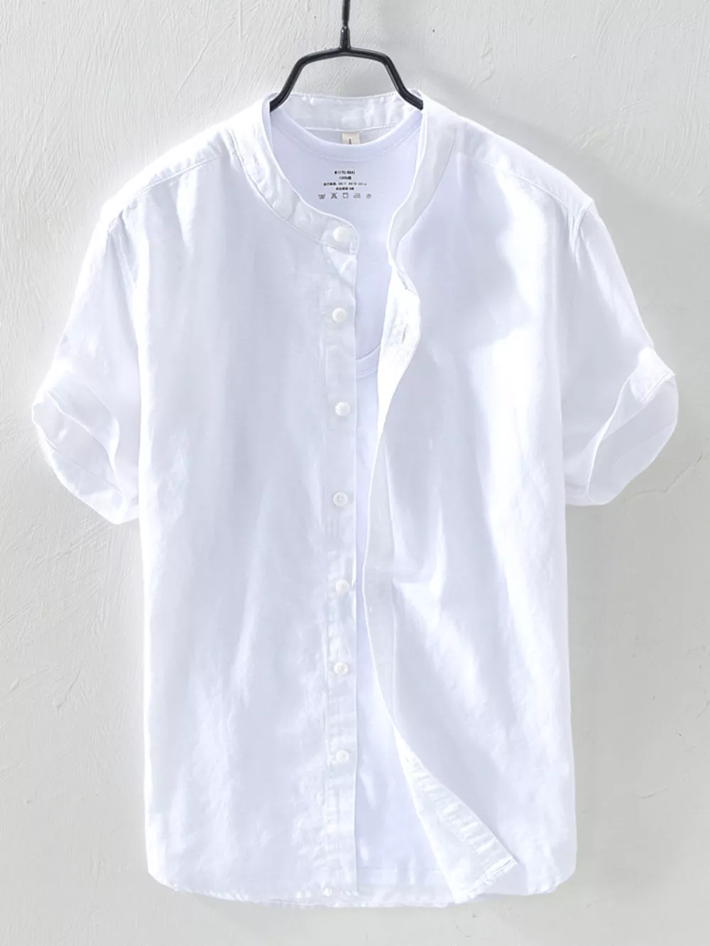 Men's Full Size Button Up Short Sleeve Shirt Plus Size, image 4