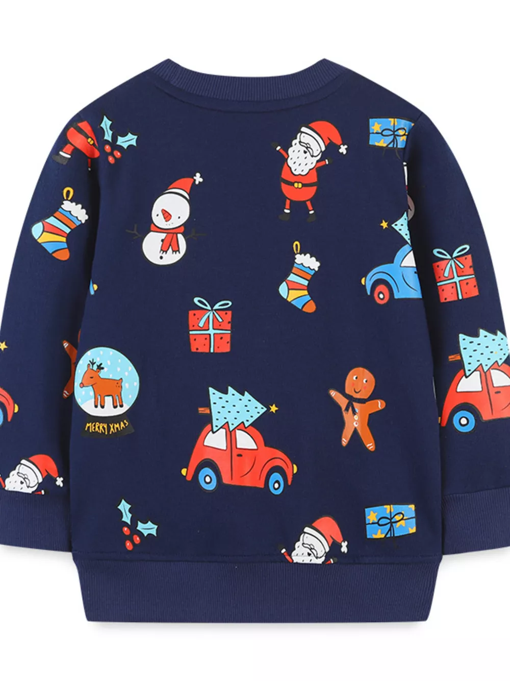 Children's Christmas Print Crew Neck Sweatshirt, image 2