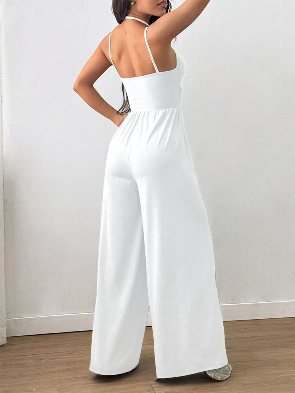 Spaghetti Strap Wide-Leg Jumpsuit, image 25