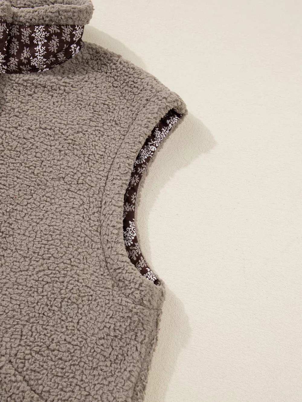 Side Bows Sherpa Fleece Vest, image 6