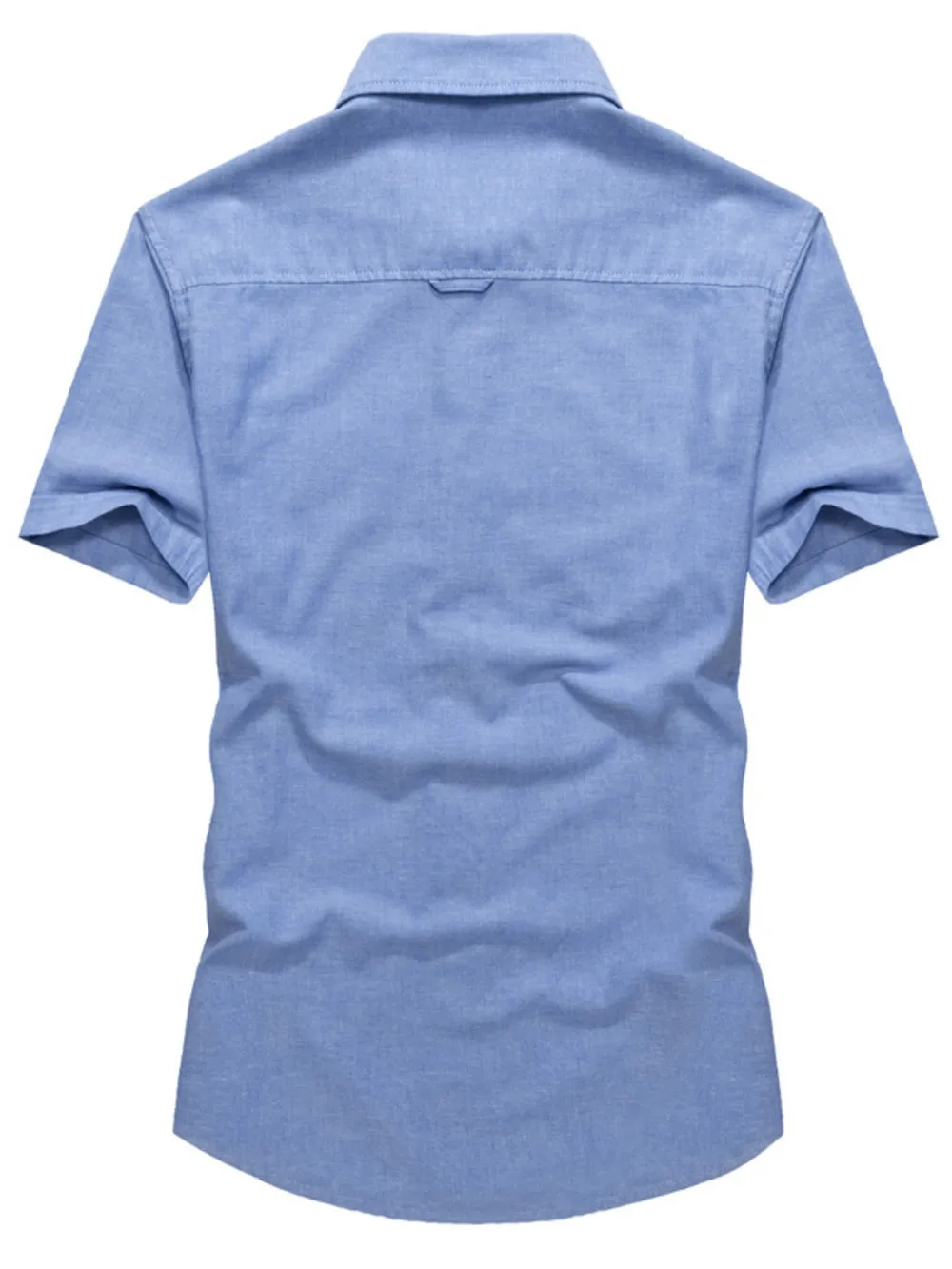 Men's Plus Size Casual Short Sleeve Button-Down Shirt, image 5