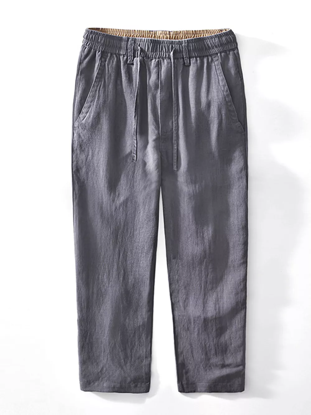 Men's Plus Size Casual Elastic Waist Drawstring Pants, image 2