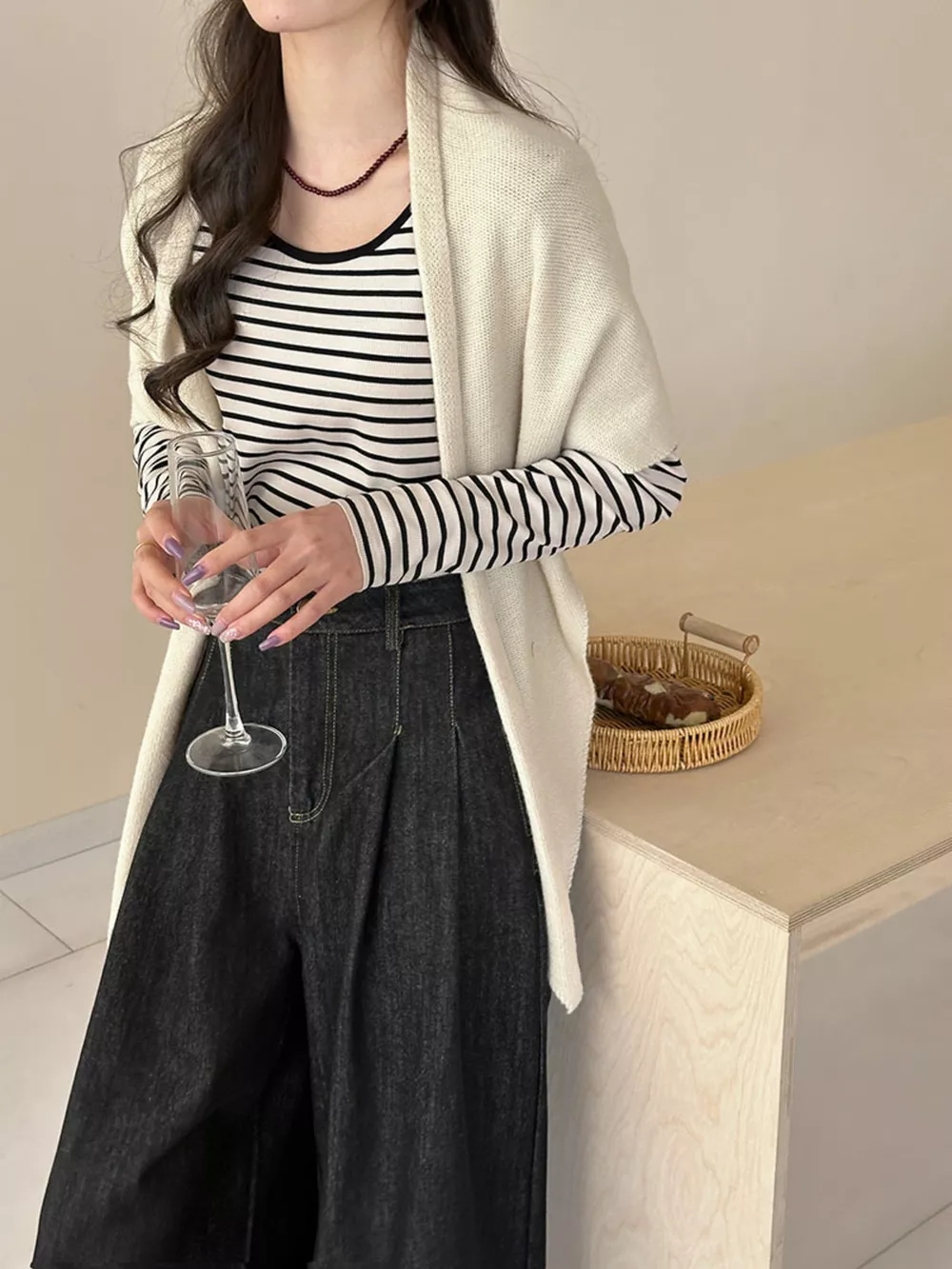 Knitted Solid Color Scarf, image 10