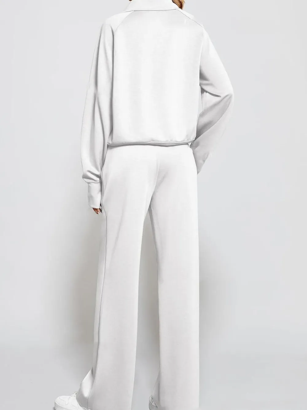 Half Zip Long Sleeve Top and Pants Set, image 17