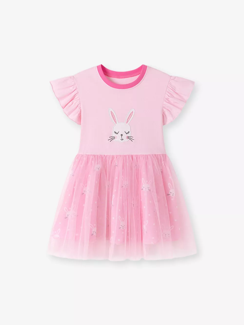 Children's Bunny Cap Sleeve Dress, image 3