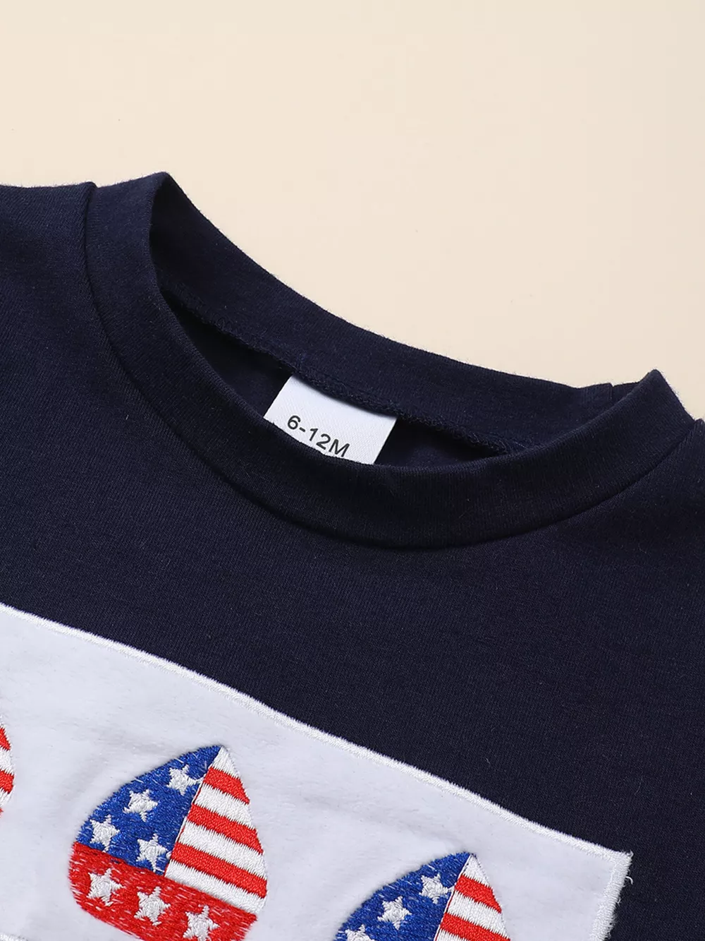 Children's Patriotic American Flag T-shirt and Shorts Set, image 2