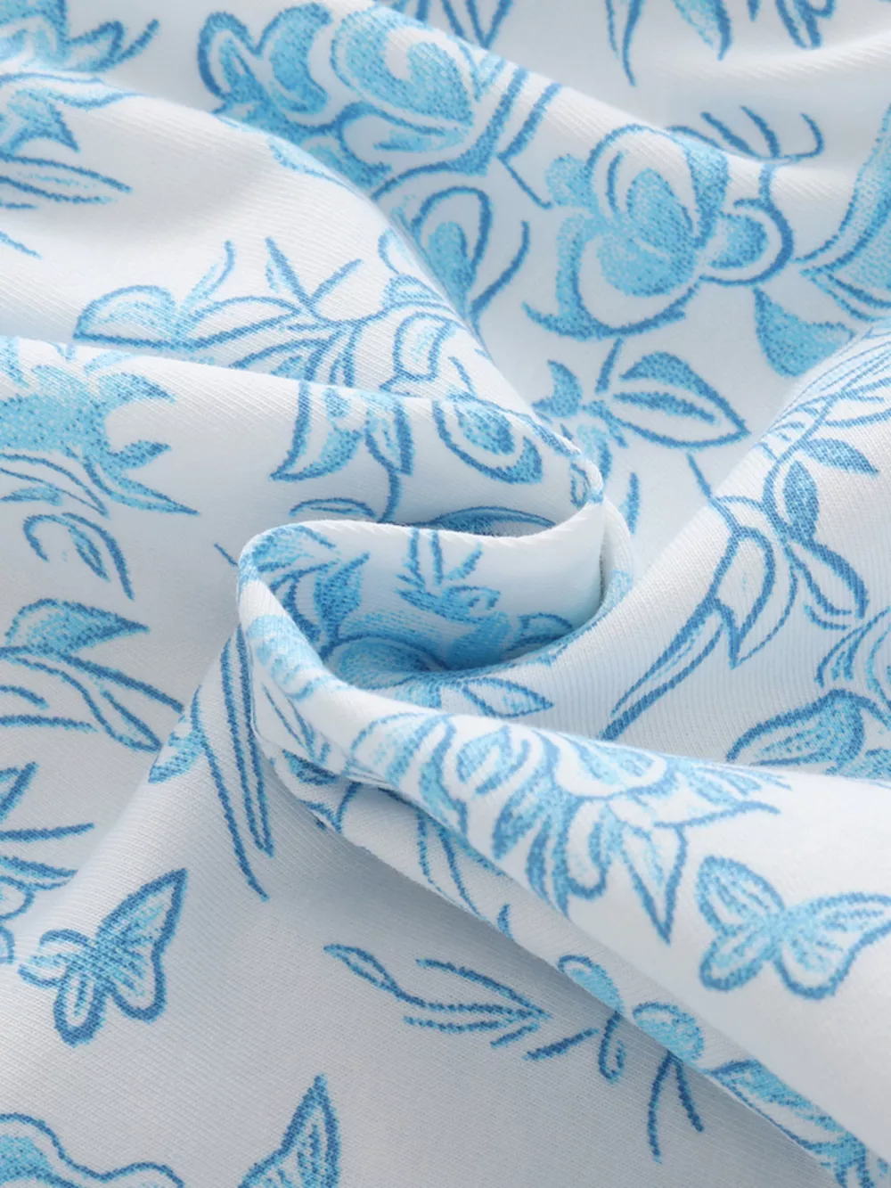 Children's Floral Print Button-Front Casual Dress, image 4