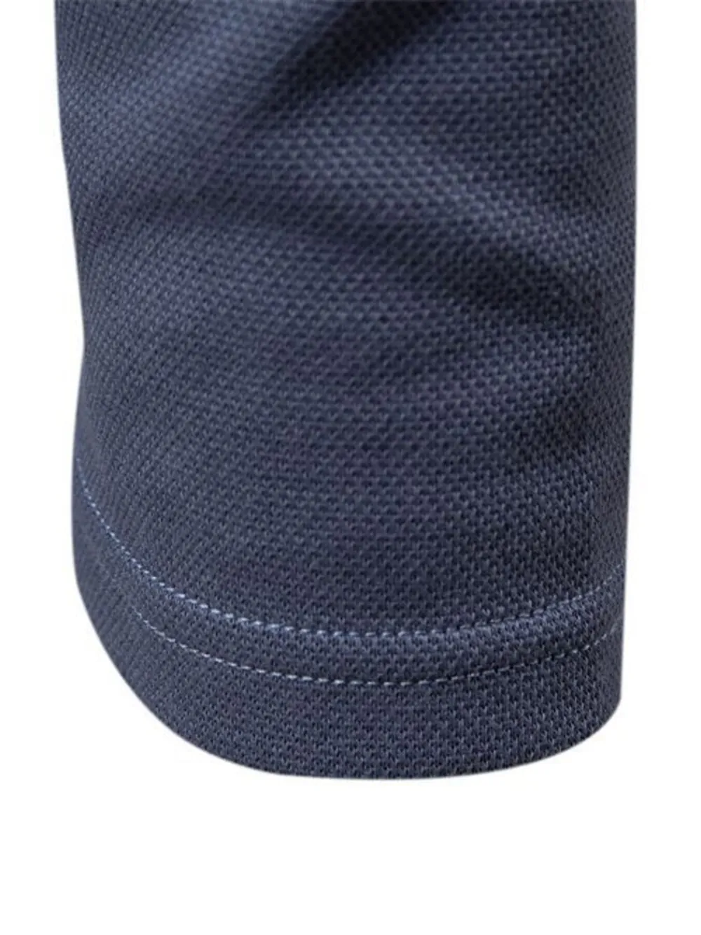 Men's Button Detail Long Sleeve Polo, image 5