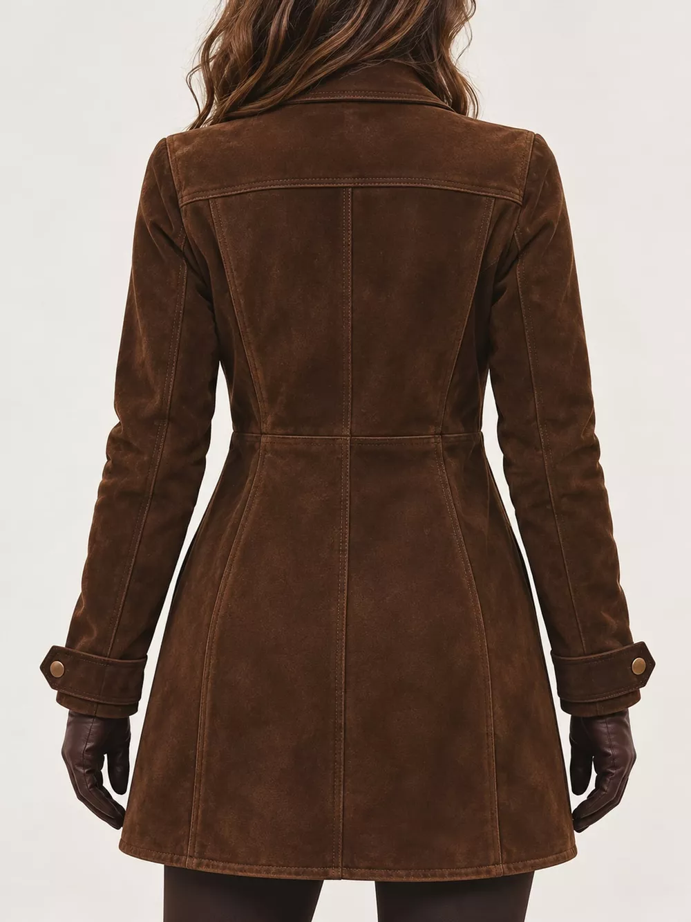 Full Size Pockets Front Long Sleeve Jacket Plus Size, image 2