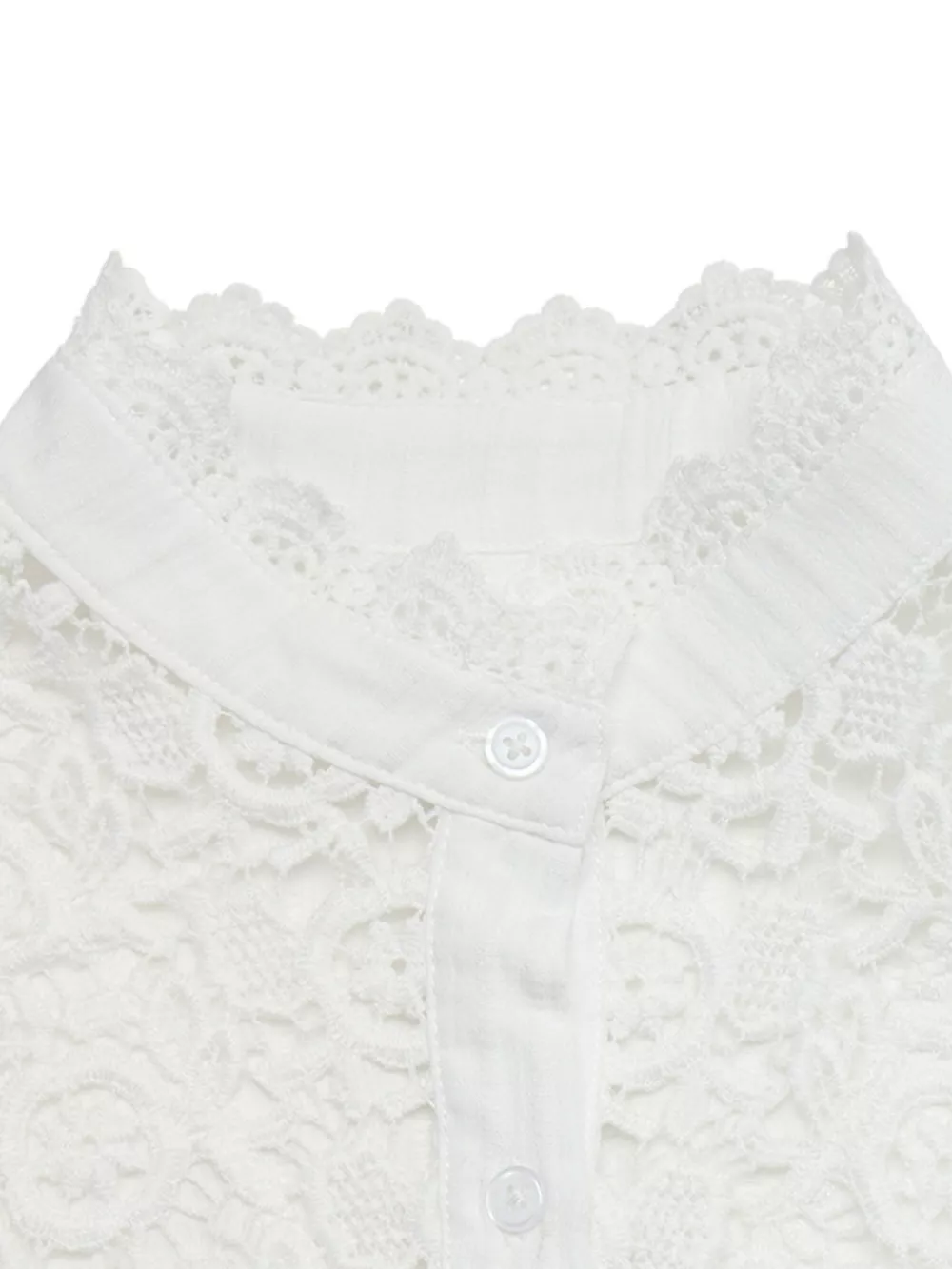 Lace Detail Long Sleeve Shirt, image 8
