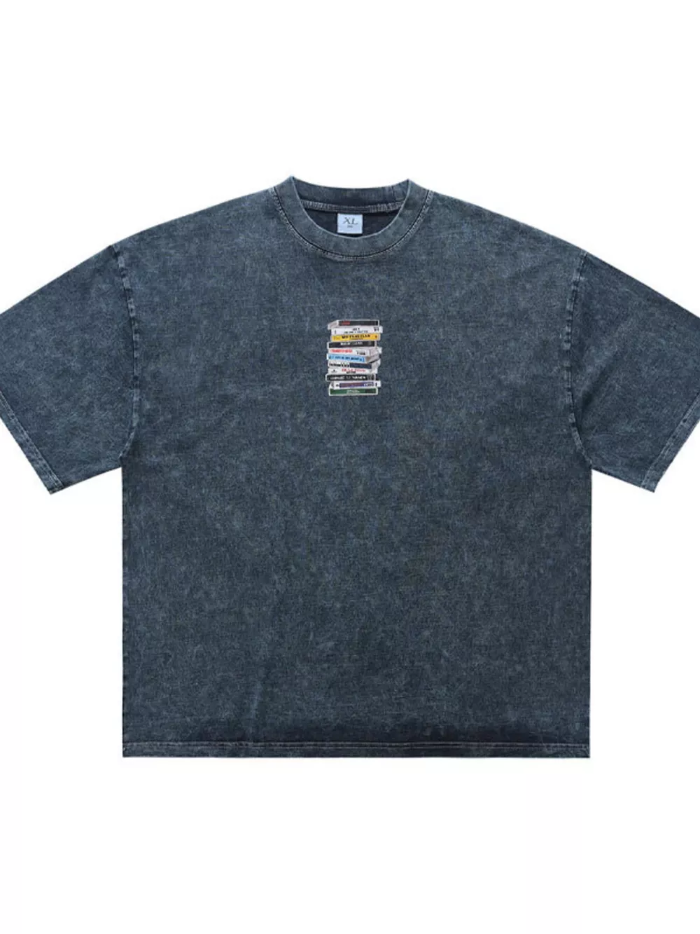 Men's Vintage Washed Cassette Tape Graphic T-Shirt, image 6