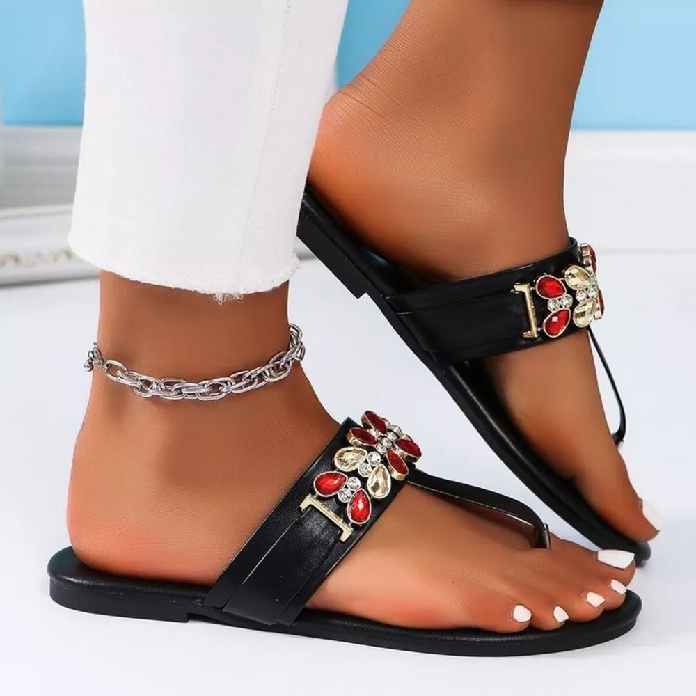 Toe Post Flats Sandals