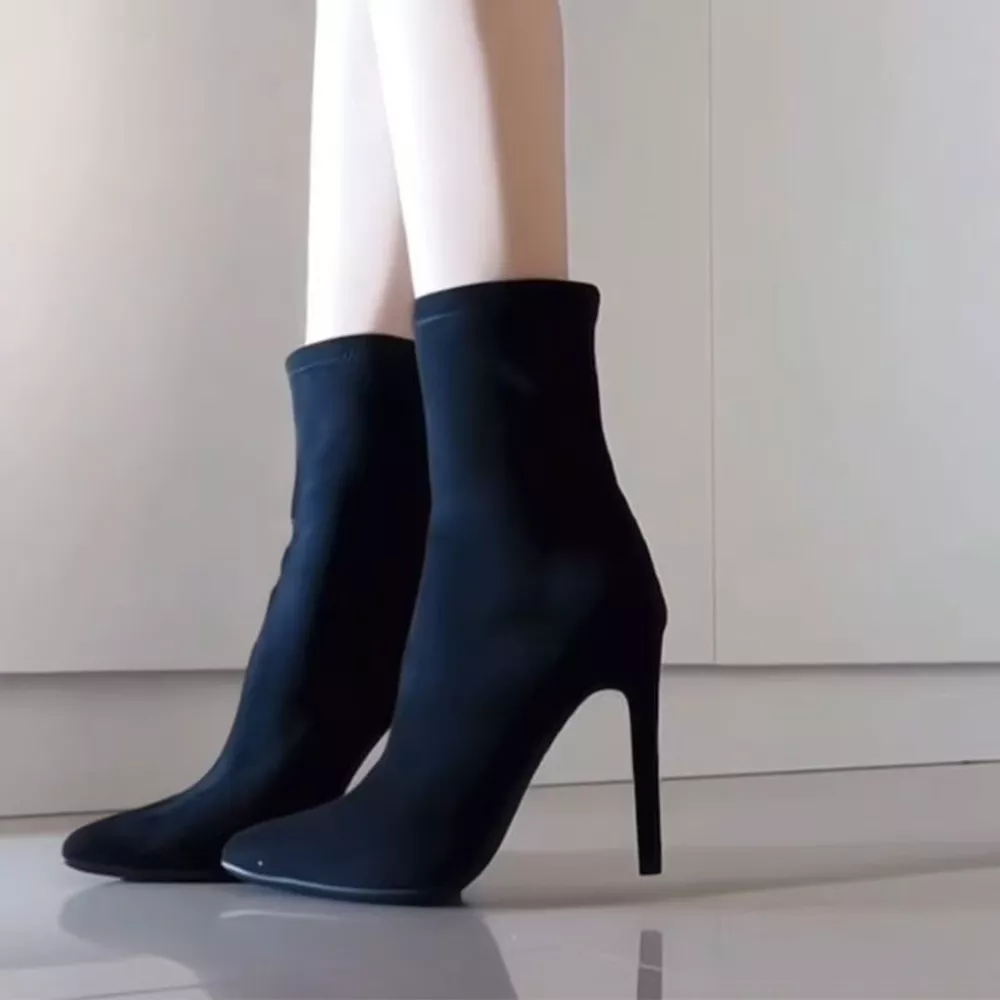 Point Toe Stiletto Boots, image 3