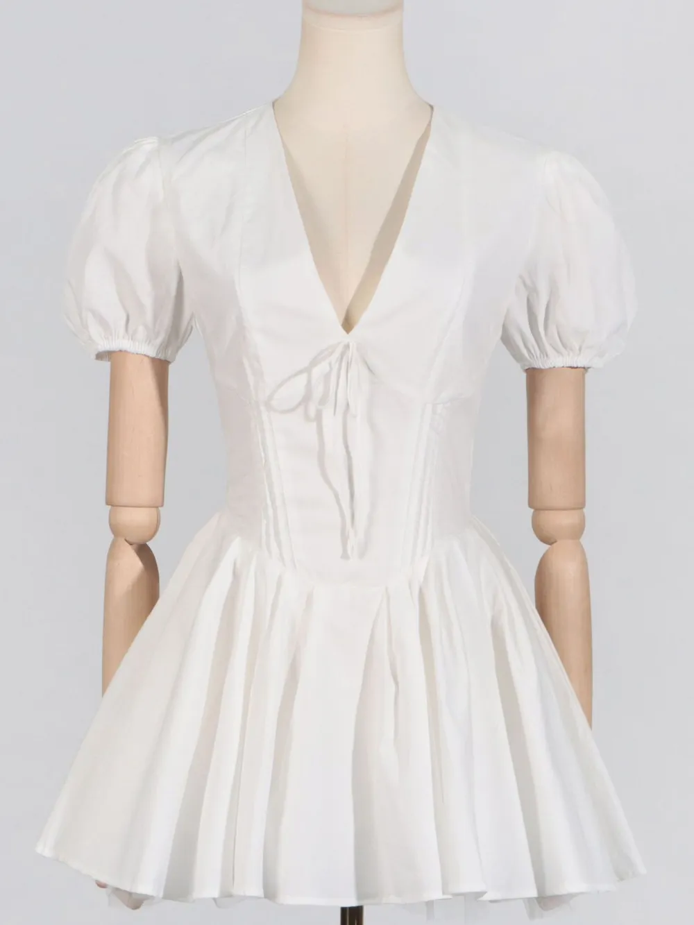 Ruffle Tiered Puff Sleeve Mini Dress, image 3