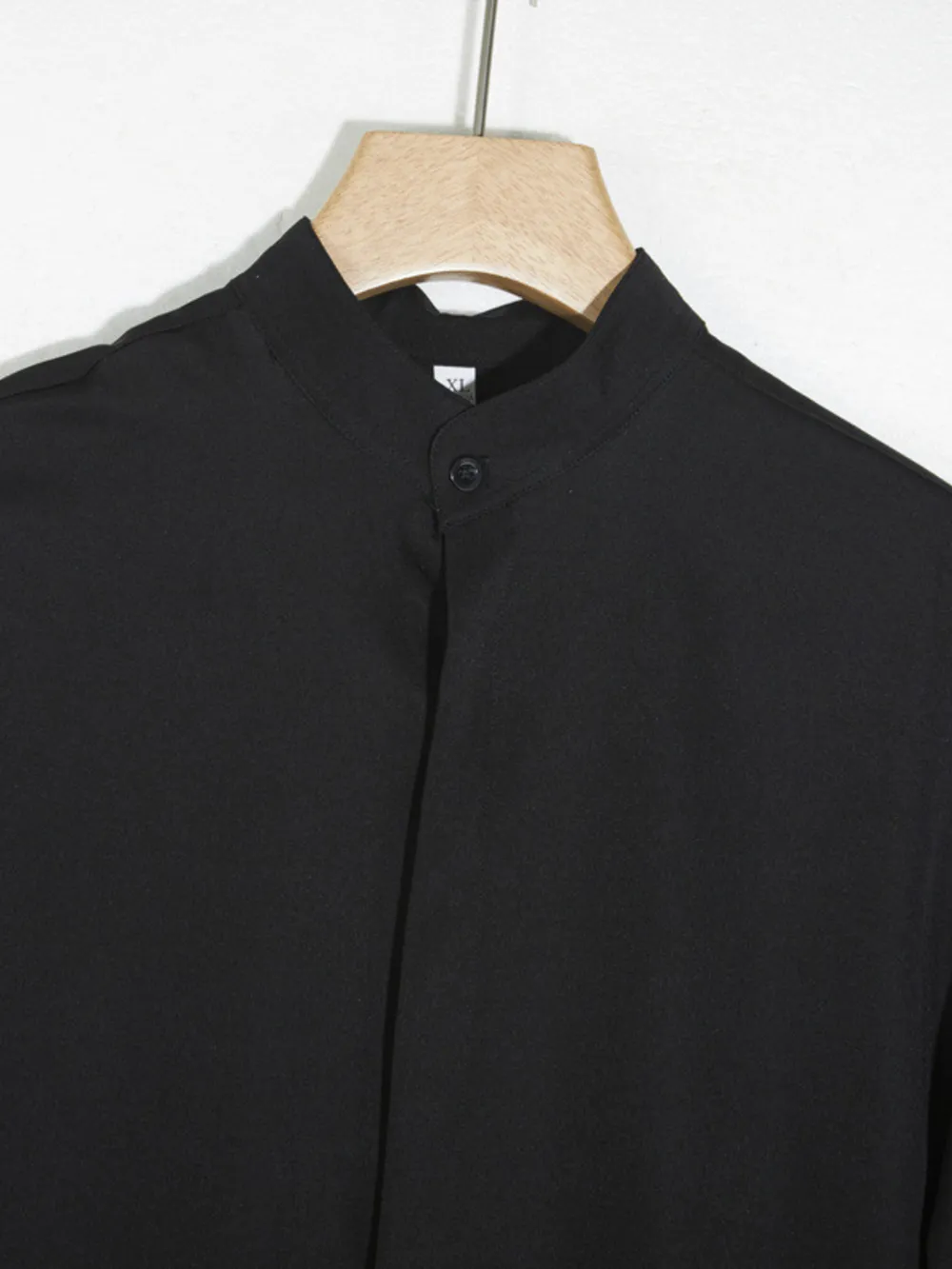 Men's Full Size Solid Collar Half Sleeve Shirt Plus Size, image 7