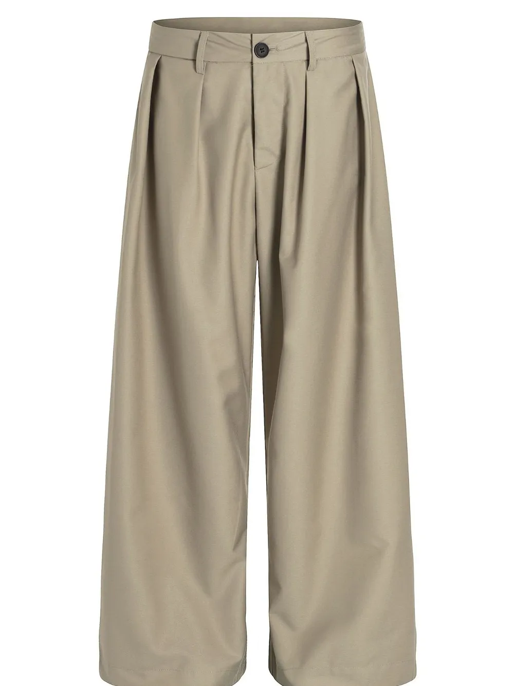 Men's Classic Wide-Leg Pleated Pants, image 2